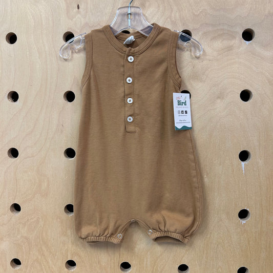 Tan Organic Romper