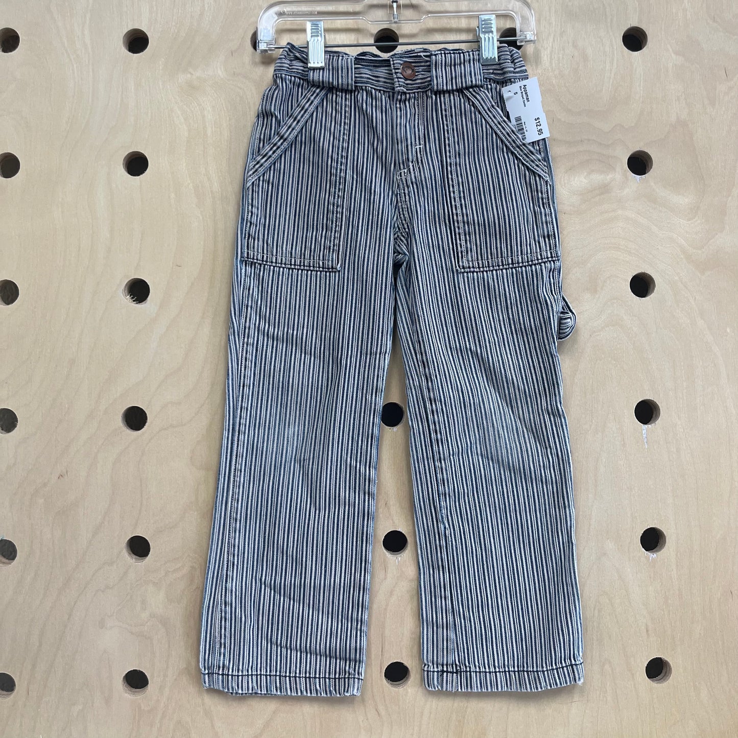 Blue Striped Denim