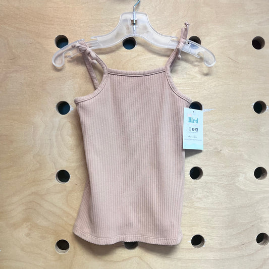 Tan Ribbed Tank