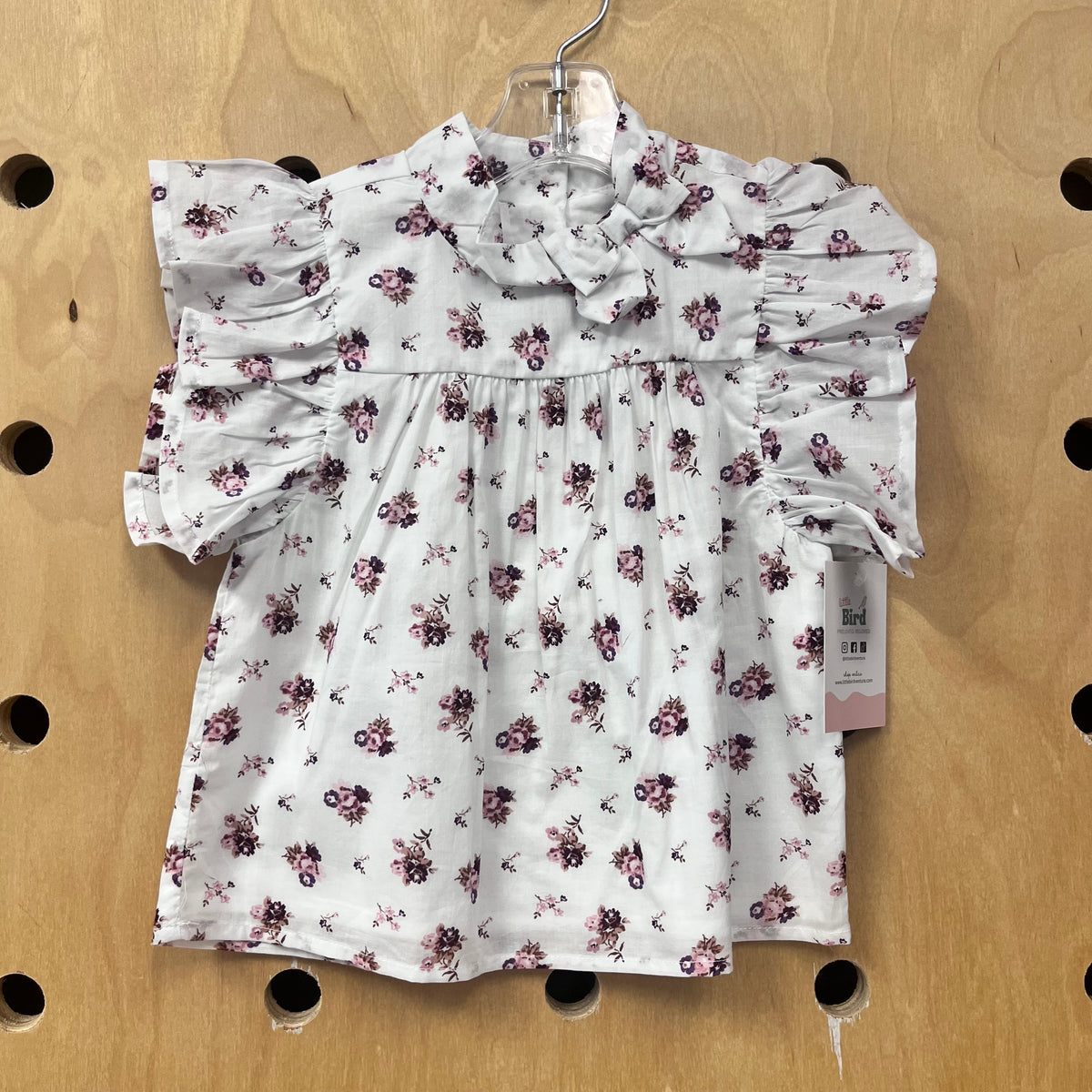 White Floral Top NEW!