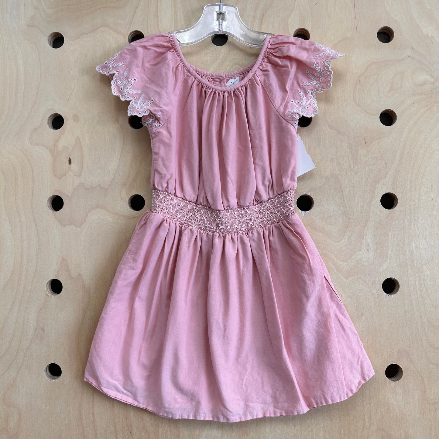 Pink Eyelet Dress