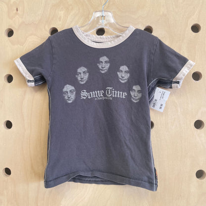 Grey Beatles Ringer Tee