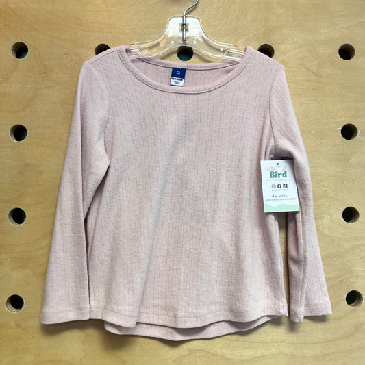 Pink Pointelle Soft Long Sleeve