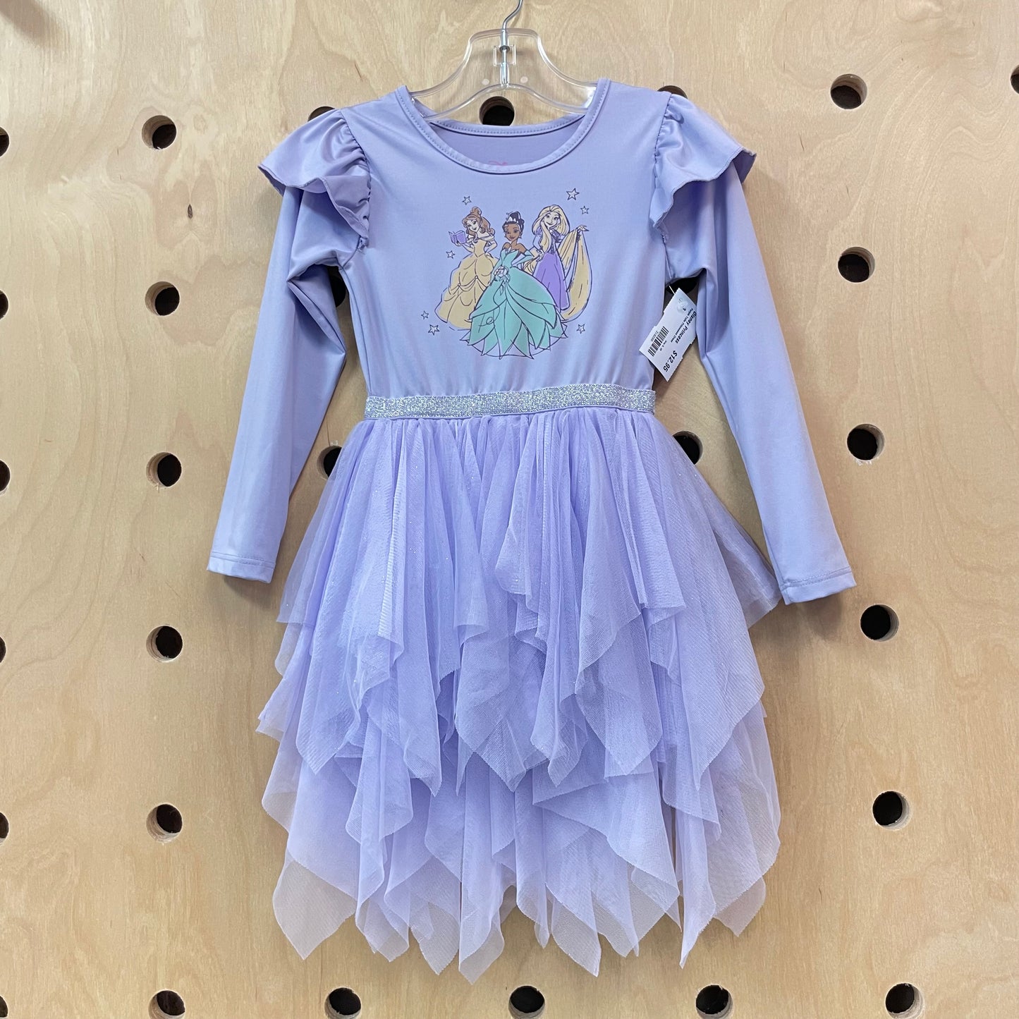 Purple Tulle Princesses Dress
