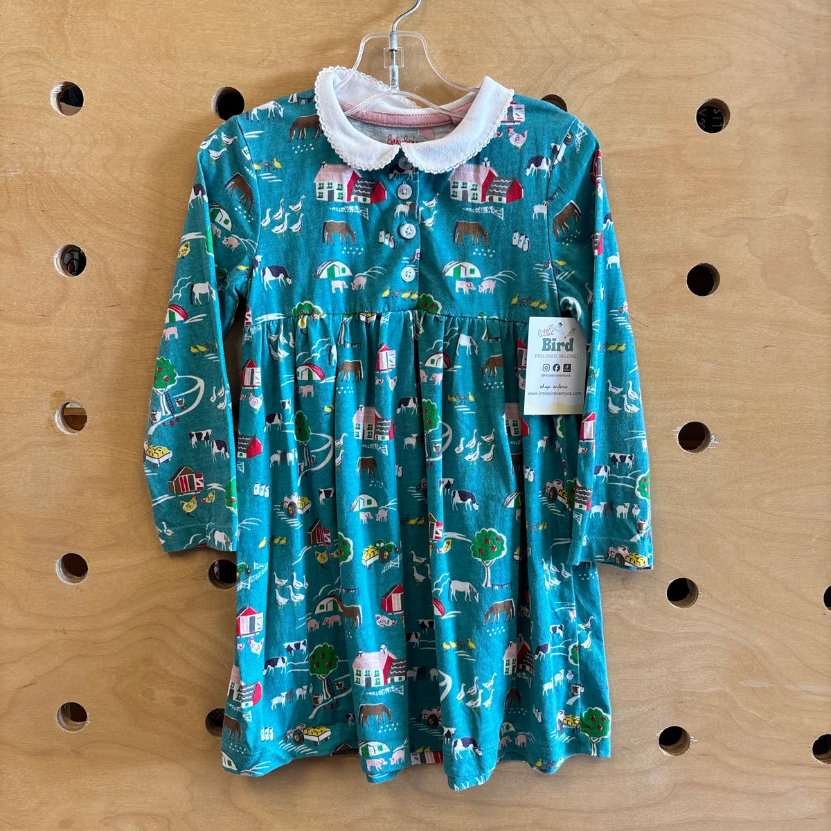 Blue Farm Cotton Dress