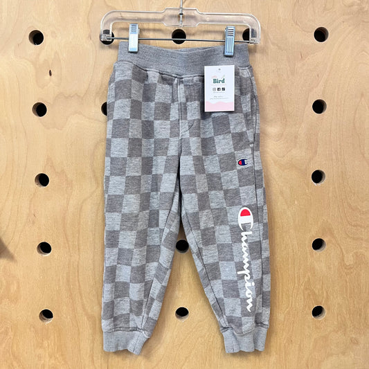 Grey Checkered Joggers