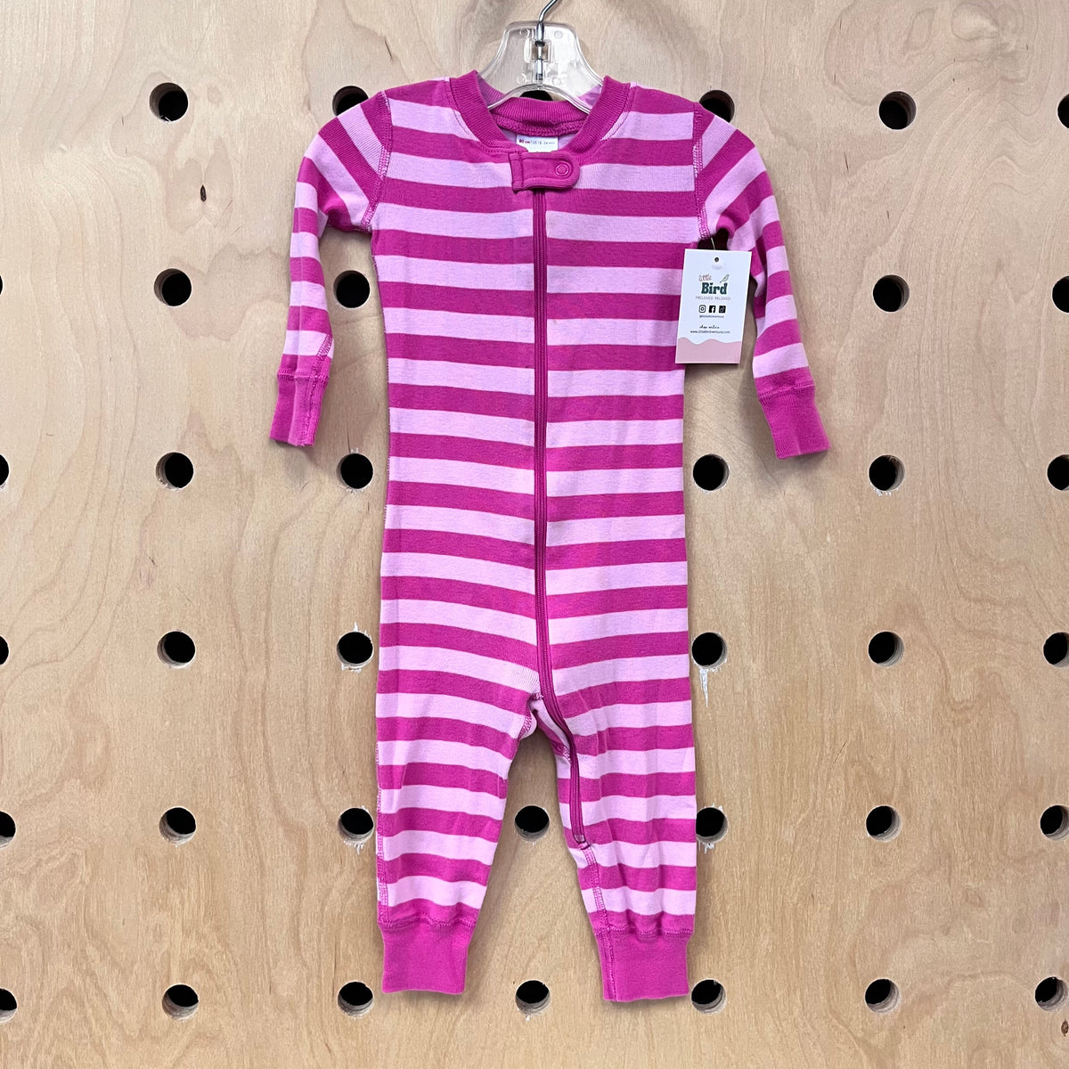Pink Striped Zippy