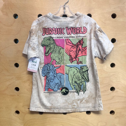 Tan Tie Dye 'Jurassic World' Tee
