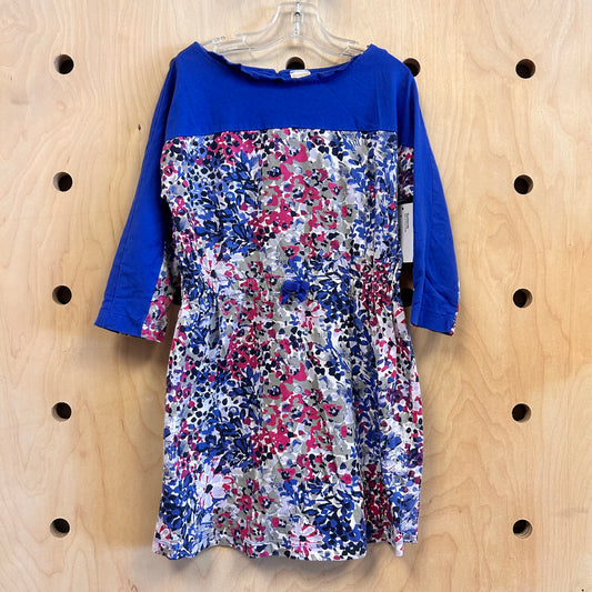 Blue & Floral Dress