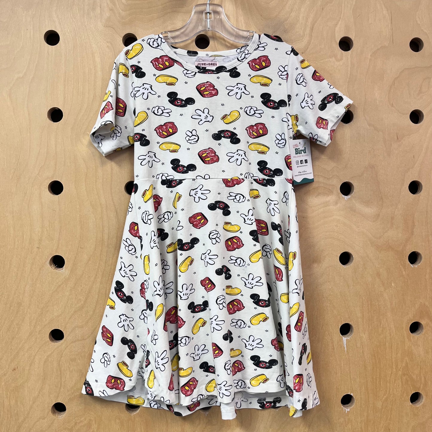 Cream Mickey Dress