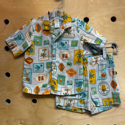 Vacation Stamps Cotton Outfit