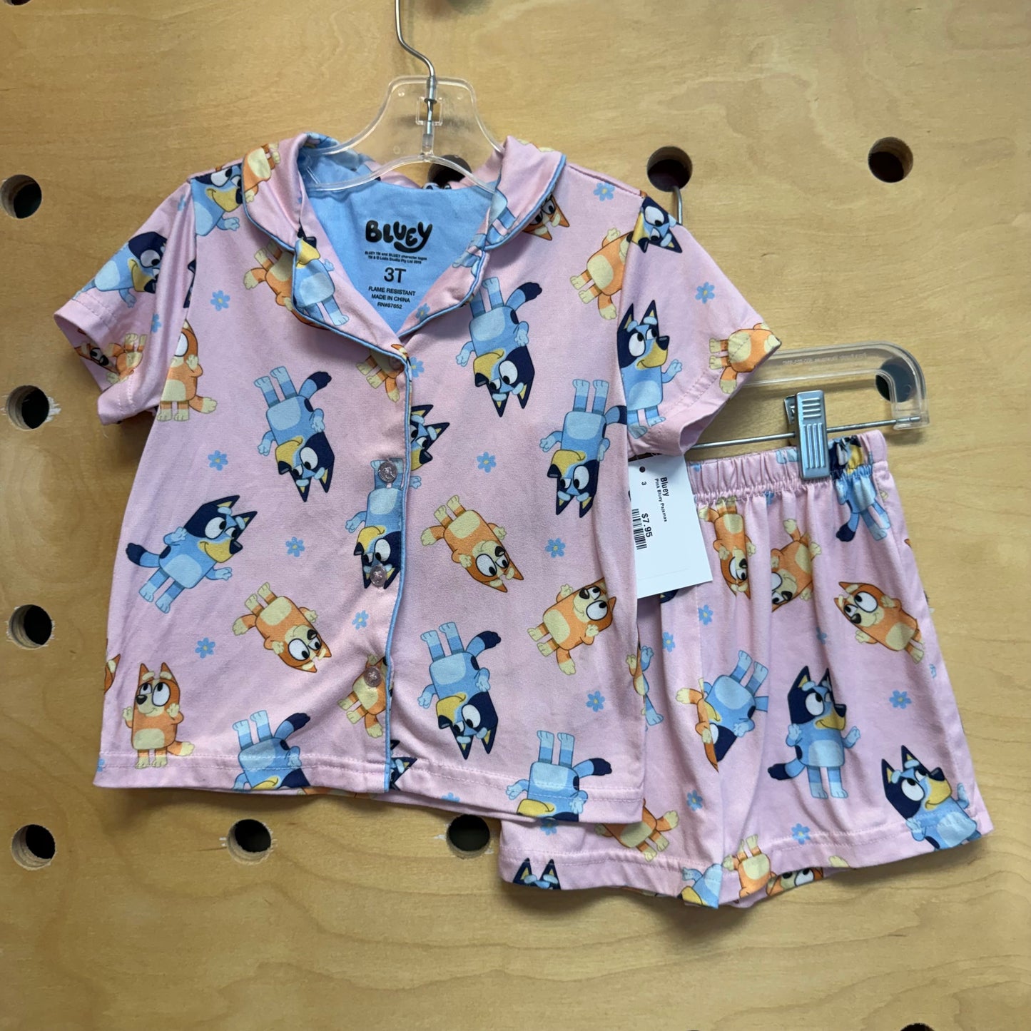 Pink Bluey Pajamas