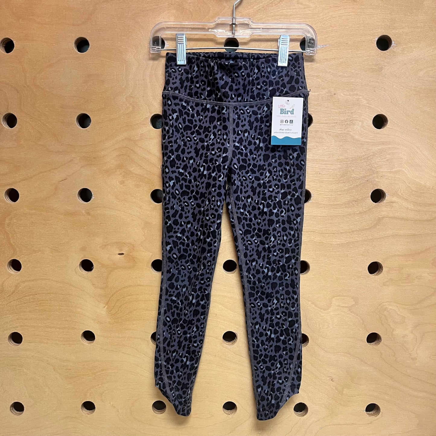 Grey Animal Print Active Leggings