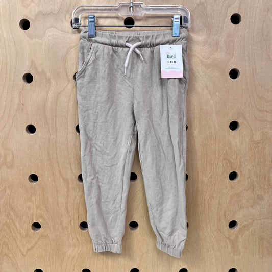 Beige Drawstring Joggers