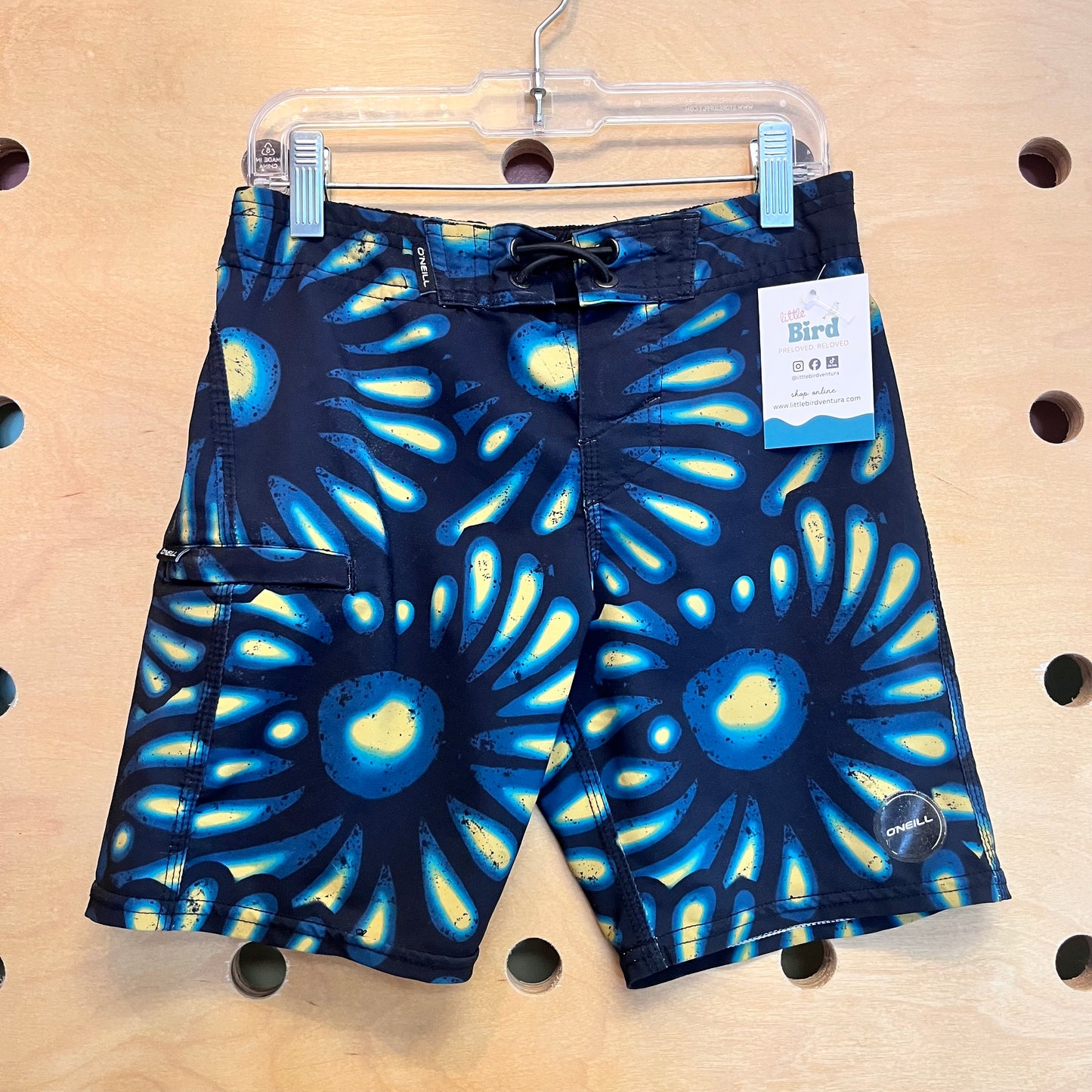 Black & Yellow Board Shorts
