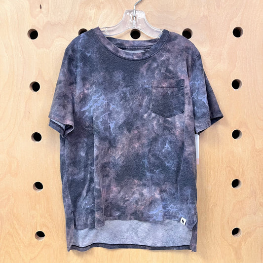 Grey + Purple Tie Dye Tee