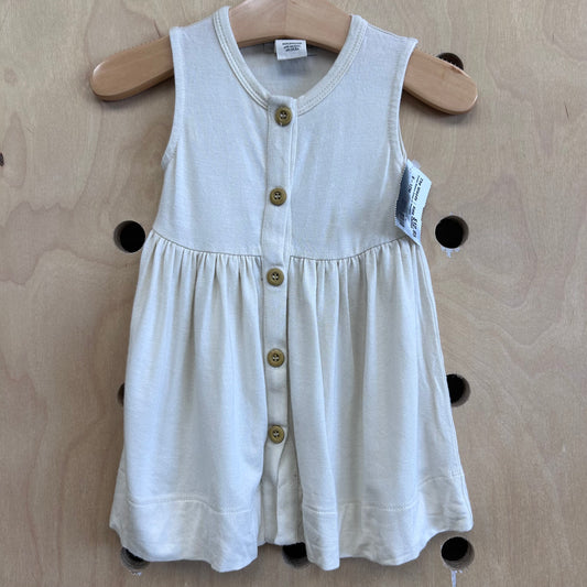 Cream Button Dress w/ Bloomers