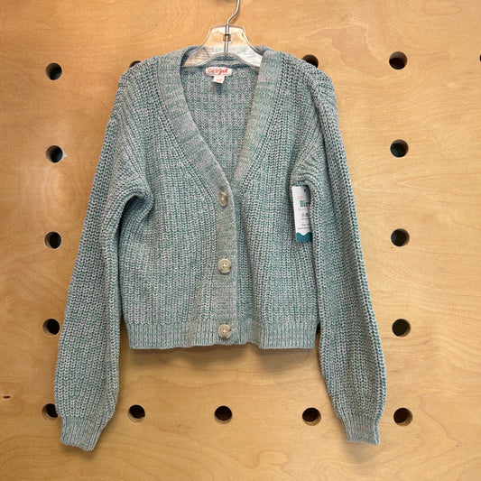 Teal Knit Cardigan