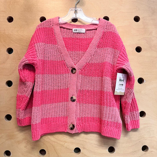 2-Toned Pink Knit Sweater