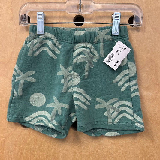 Teal Palm Tree Shorts