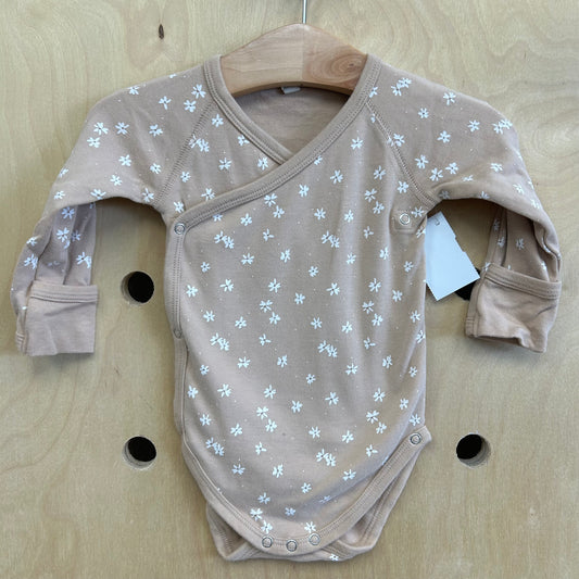 Tan Floral Bodysuit