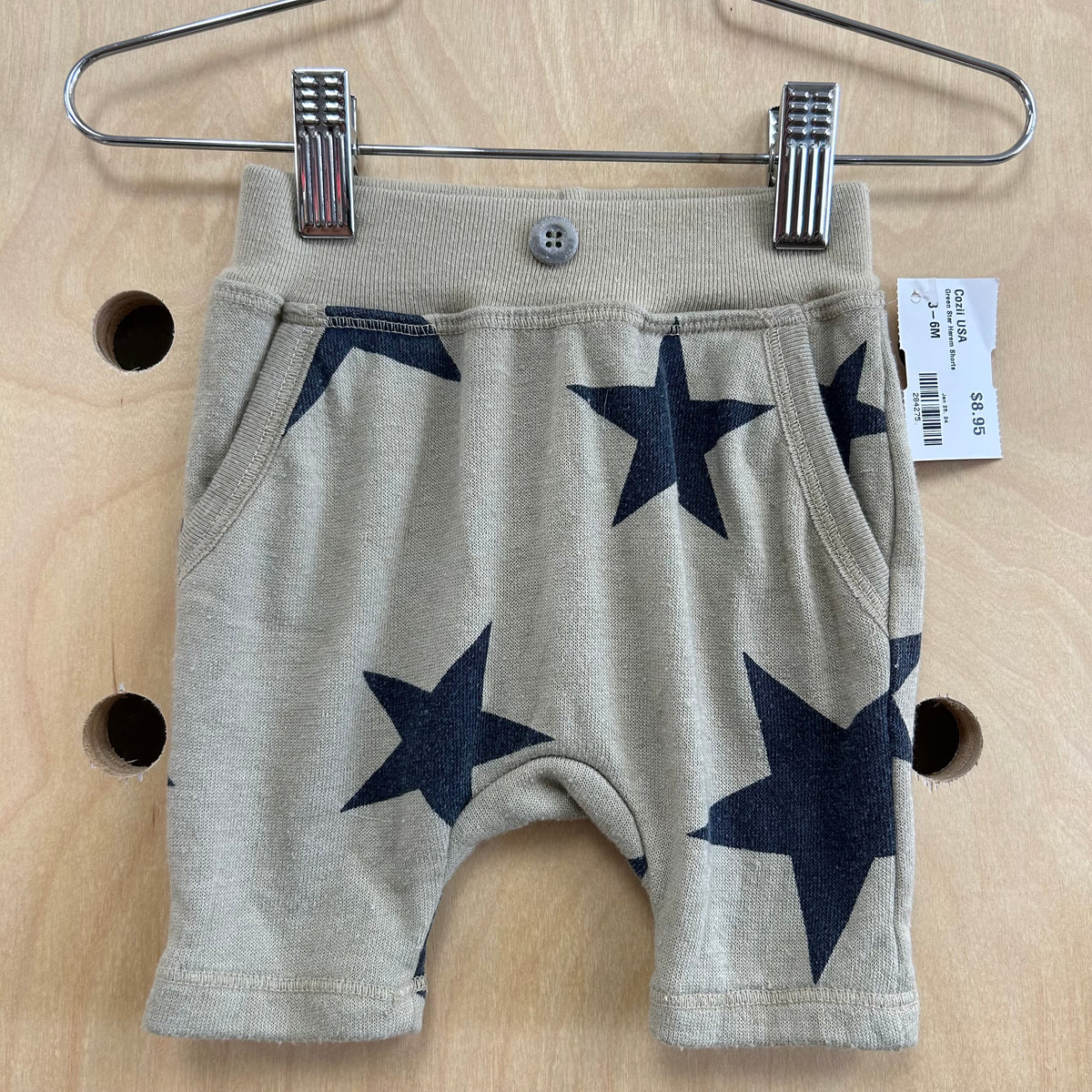 Green Star Harem Shorts