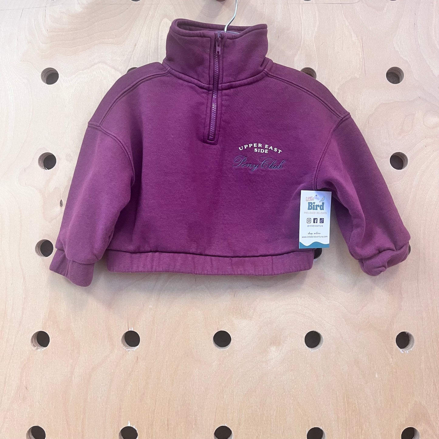 Upper East Side 1/4 Zip Pullover