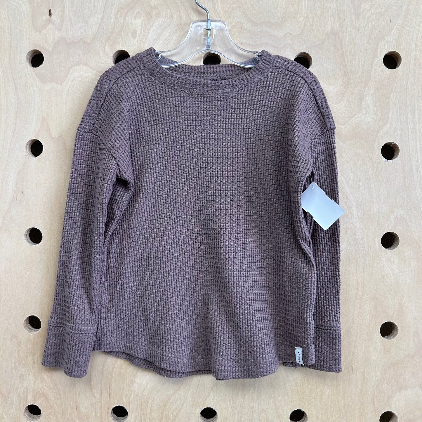 Dusty Brown Waffle Knit Top