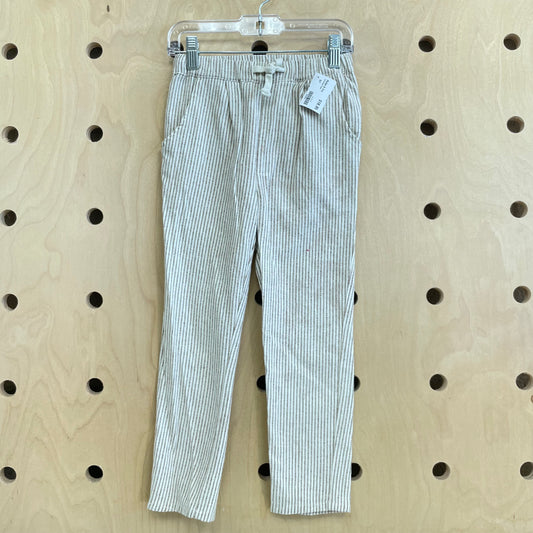 Tan Striped Pants