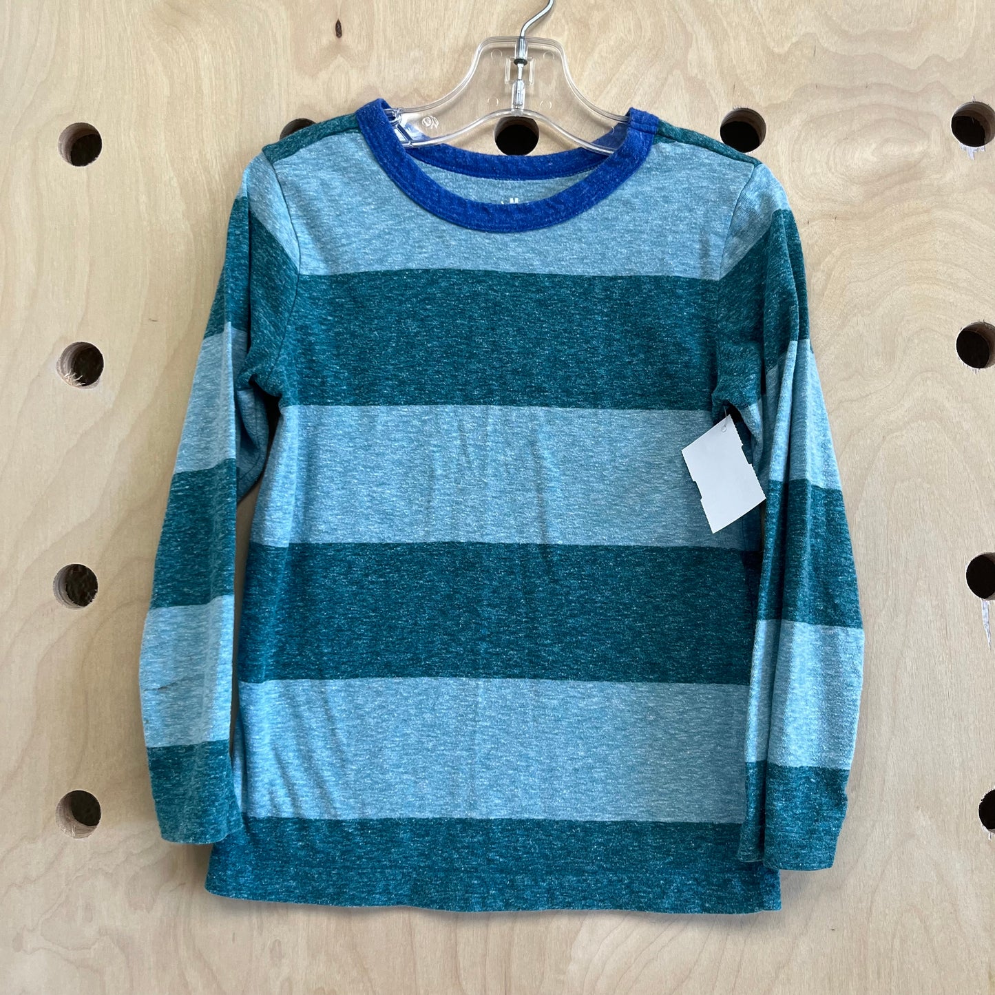 Blue Colorblock Long Sleeve
