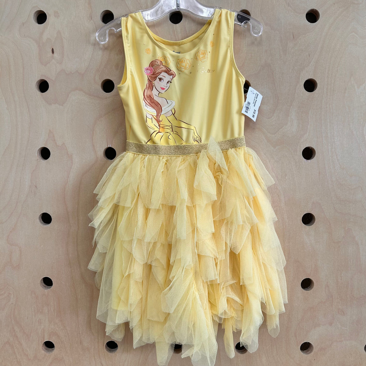 Yellow Tulle Belle Dress