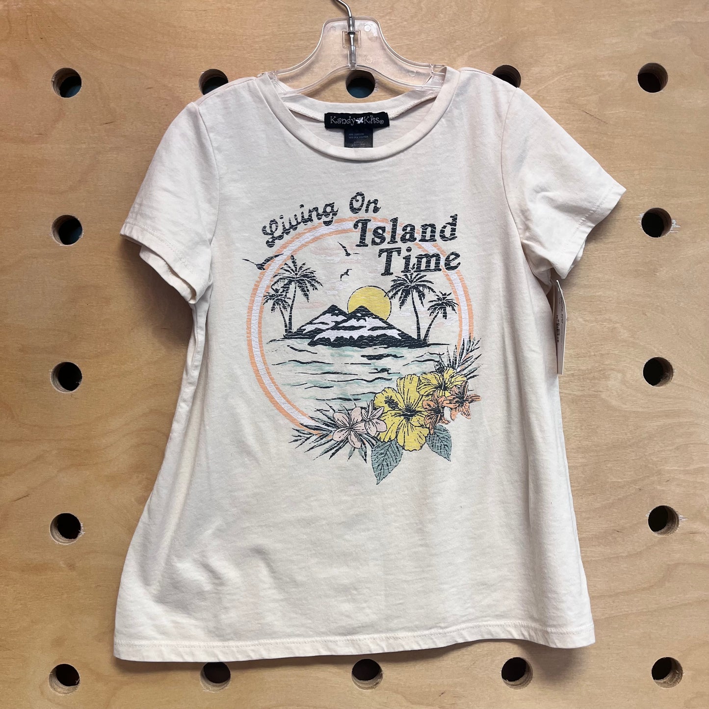 Cream 'Living On Island Time' Tee