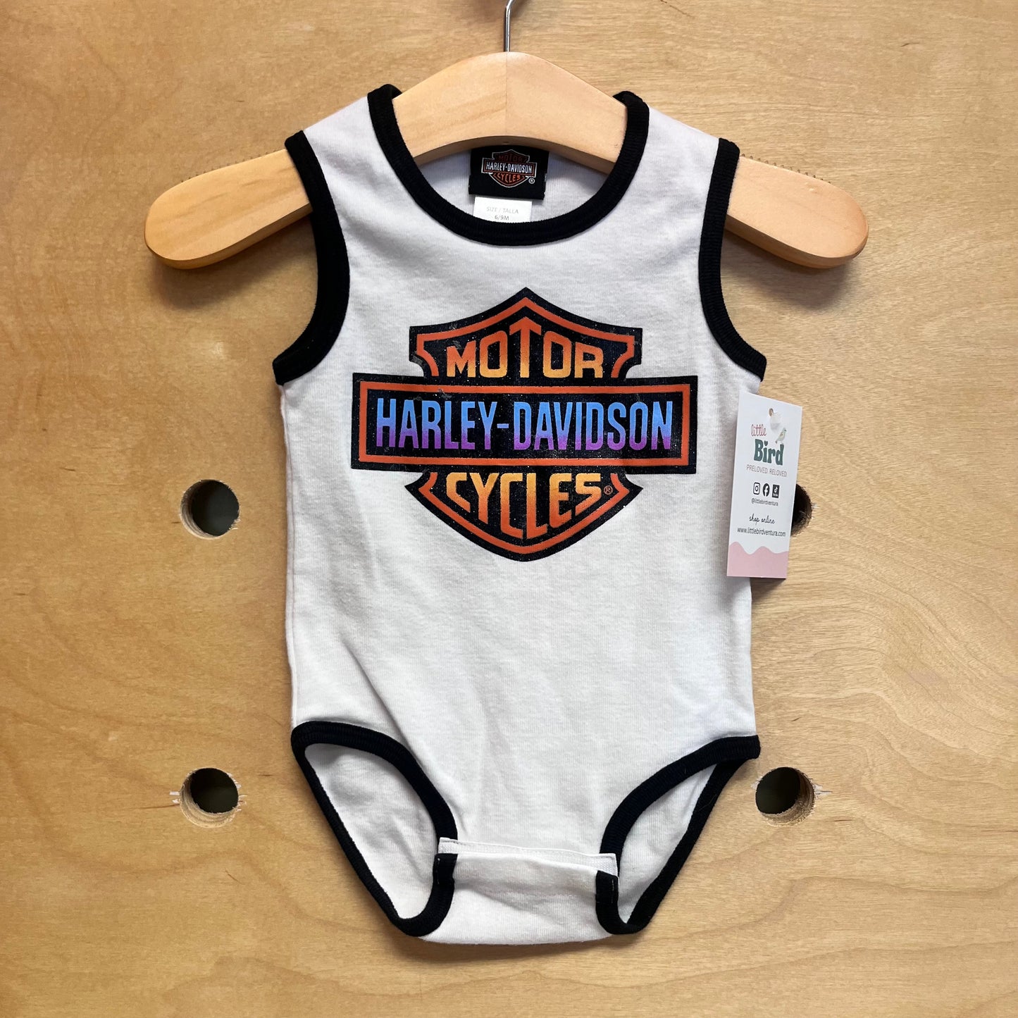 Glitter Logo Tank Bodysuit