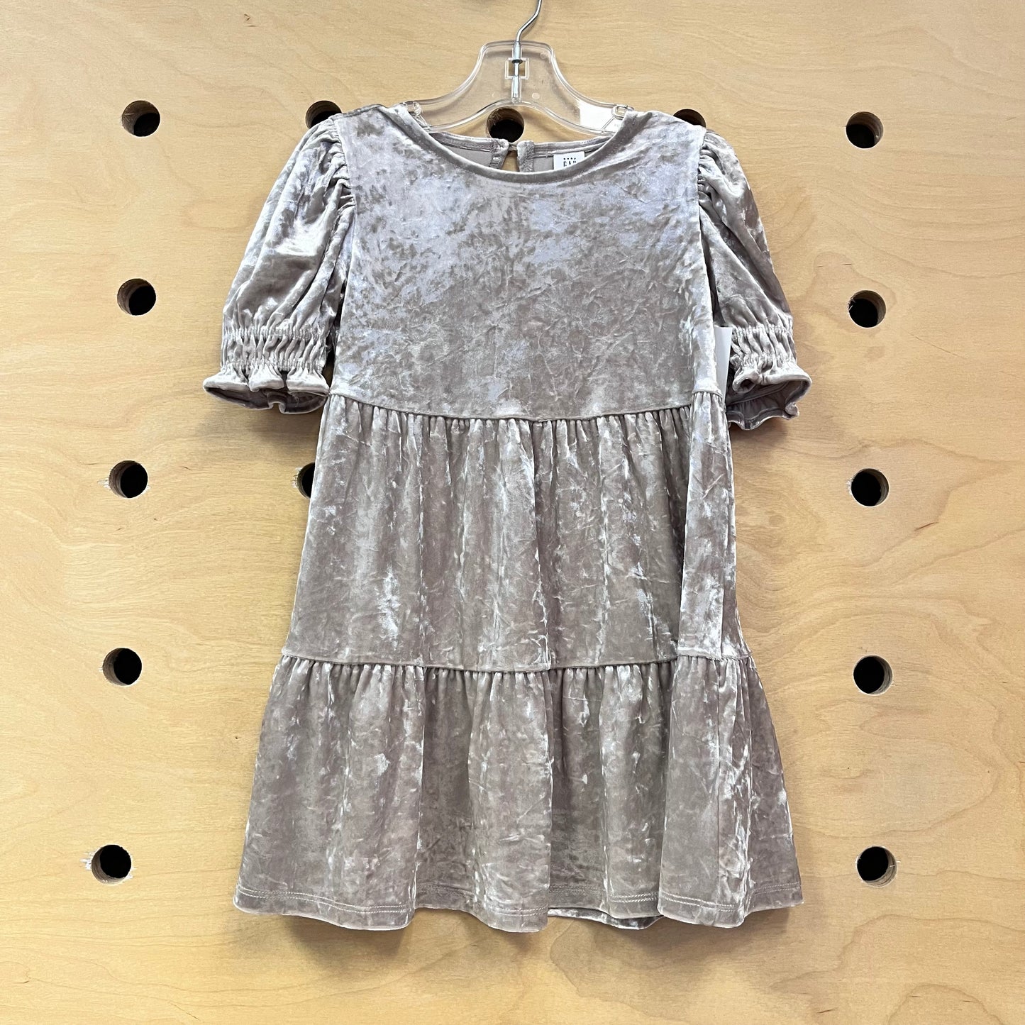 Champagne Velour Dress