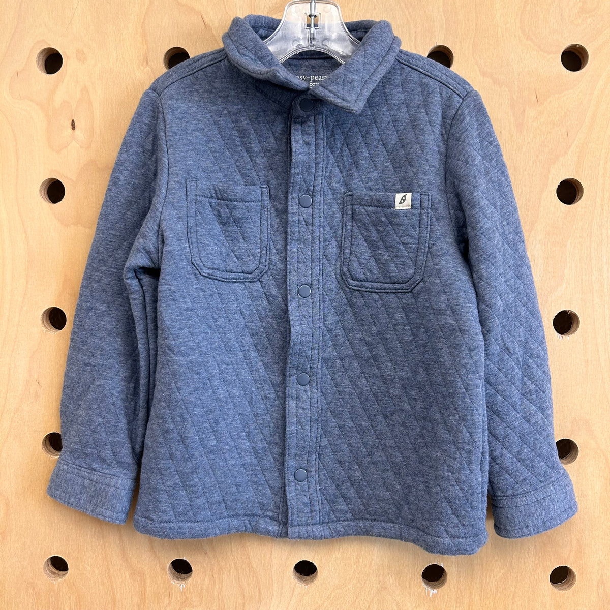 Blue Quilted Jacket