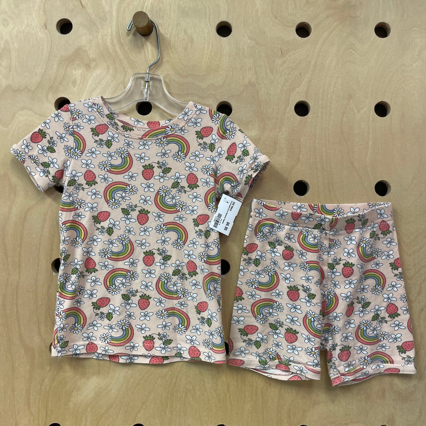 Pin Strawberries & Rainbows Pajamas