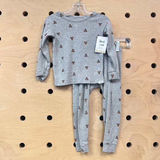 Grey Bears Organic Cotton Pajamas