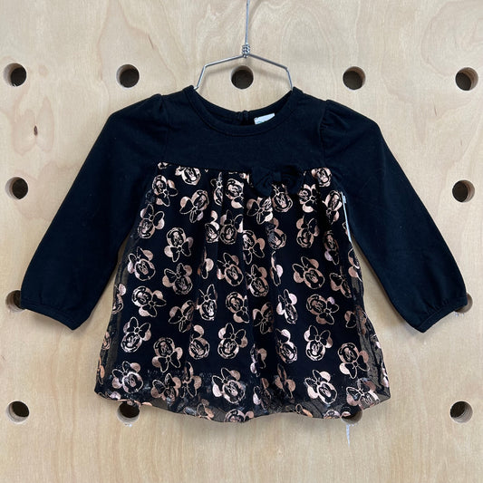 Black & Rose Gold Minnie Dress