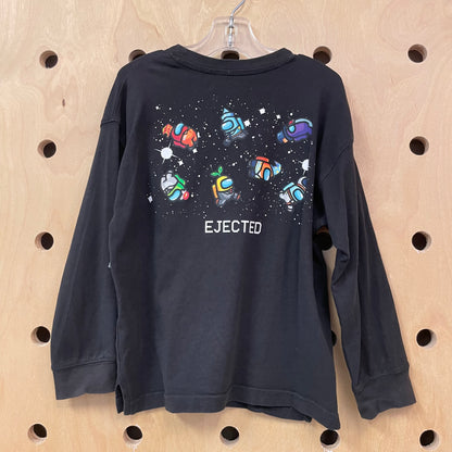 Black Among Us LS Tee