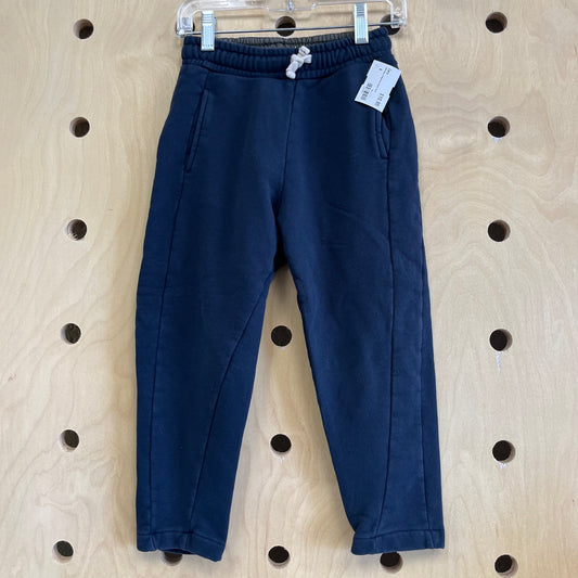 Dark Blue Drawstring Sweat Pants