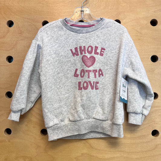 Grey 'Whole Lotta Love' Pullover