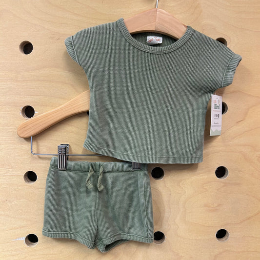 Green Waffle Outfit