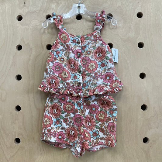 Floral Minnie Tank & Shorts