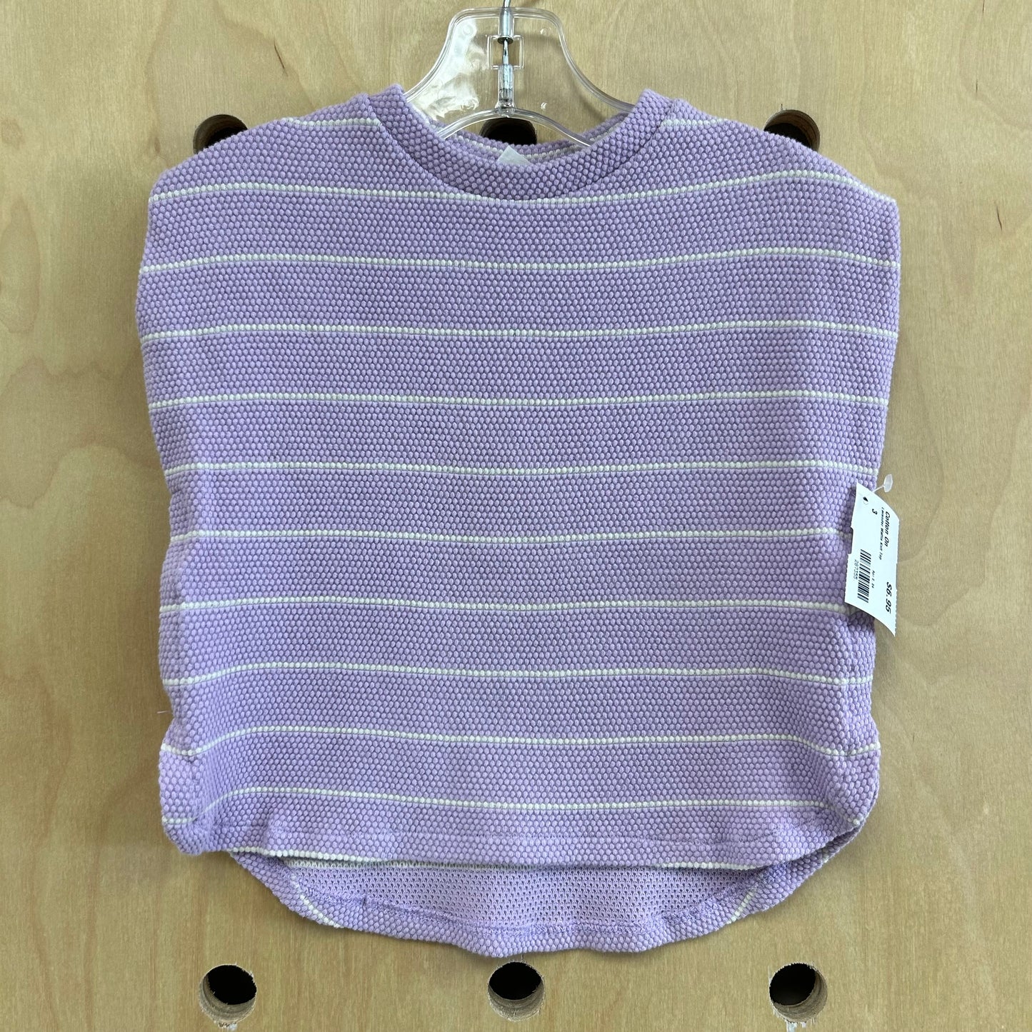 Lavender Waffle Knit Top