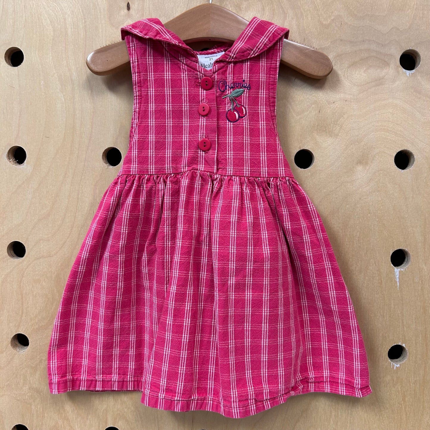 Health Tex Pink Cherries Dress