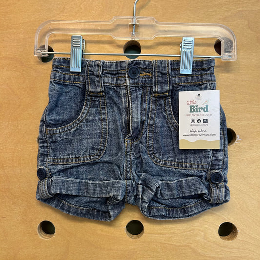 Denim Bubble Shorts