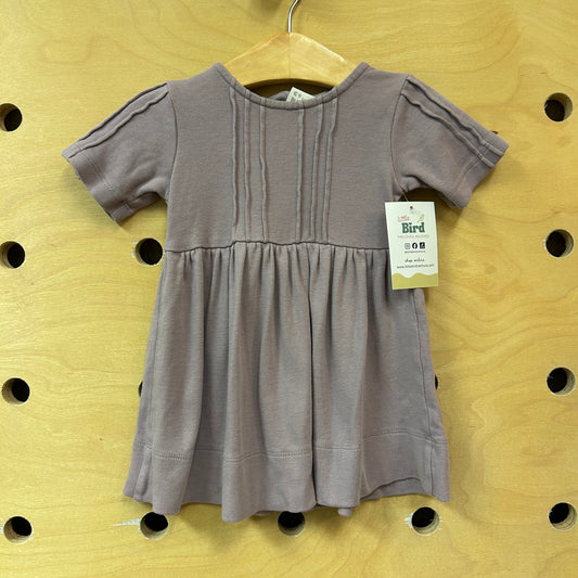 Organic Lavender Pintuck Dress
