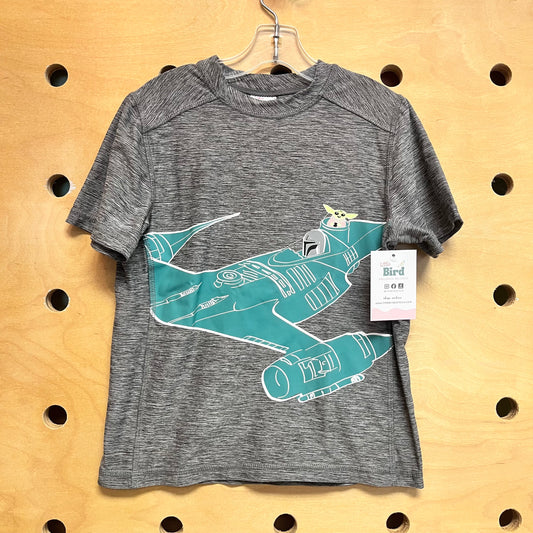 Grey Mandolorian Quick Dry Tee
