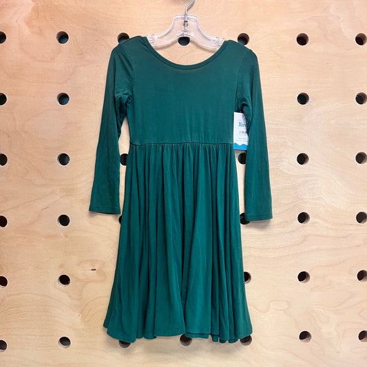 Green Bamboo Twirl Dress