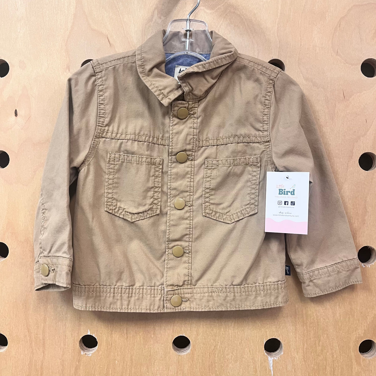 Tan Snap Jacket
